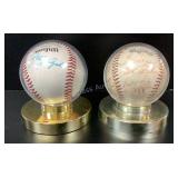 (2) Signed Baseballs
