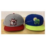 (4) Player Worn Hats w/o Names