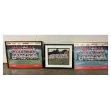 (3) Signed Lookouts Memorabilia