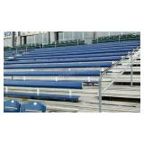 (9) Aluminum Stadium Benches