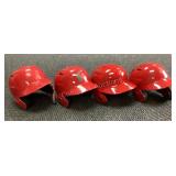 (4) Batting Helmets