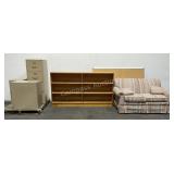 Sofa, Cabinets & Corkboard