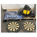 80v Battery, Dart Boards & More