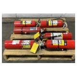 (6) 10 lb Fire Extinguishers