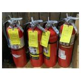 (4) 10 lb Fire Extinguishers