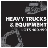 Heavy Equipment & Large Trucks - Lots 100-199