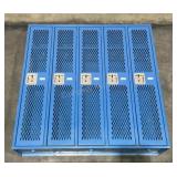 5 Door Metal Locker Unit