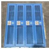 4 Door Metal Locker Unit