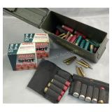 *ESTATE* Ammo can with various shotgun and rifle a