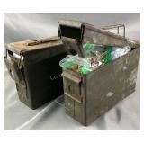 *ESTATE* (2) Ammo Cans w/Various Vintage Ammo