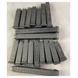 *SEIZURE* (19) Assorted Glock Magazines 9mm Luger