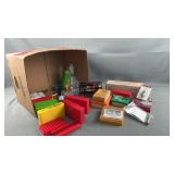 Assorted Reloading Dies and Cartridge Boxes