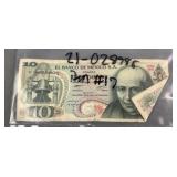 El Banco De Mexico Diez (10) Pesos