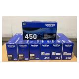 (7) Brother High Yield Toner Cartridges 450