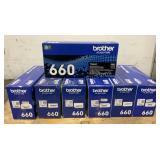 (7) Brother High Yield Toner Cartridges 660