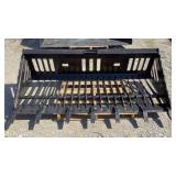 78" Rock Rake Bucket Skid Steer Attachme USA Made