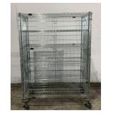 Rolling Metal Wire Cabinet