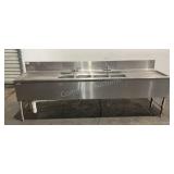 4-Bay Stainless Steel Sink