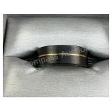 Mens 8MM Brushed Tungsten Carbide Wedding Band