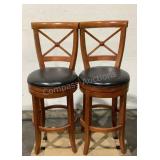 (2) Swivel Bar Stools
