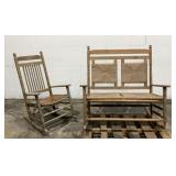 (2) Cracker Barrel Rocking Chairs