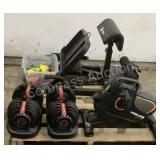 Dumbbells, Cycling Machine & More
