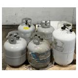 (6) Assorted Propane Tanks