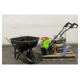 Electric Tiller, Gas Cans & More