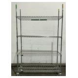 Nexel Rolling Metal Wire Rack