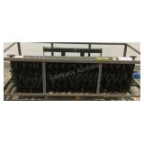 2026 Agrotk Industrial 72" Rotary Angle Broom Skid