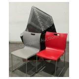 (42) Sit On It Seating Stackable Chairs