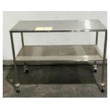 Rolling Stainless Steel Table