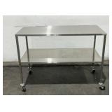 Rolling Stainless Steel Table