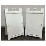 (2) 24"x36" Sidewalk Signs