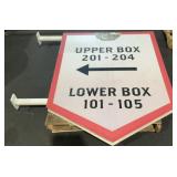 Lookouts Metal Seat Location Sign