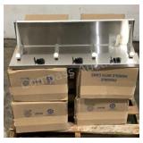 (4) Bobrick Utility Mop/Broom Shelf B-239x34