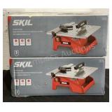 (2) Skil 7' Wet Tile Saws 3540-02