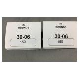 40 Rnds Reloaded .30-06 150g SP