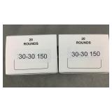 40 Rnds Reloaded .30-30 150g FP