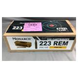 520 Rnds Monarch Steel Case .223 Ammo