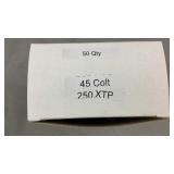 50 Rnds Reloaded 45 LC 250g XTP