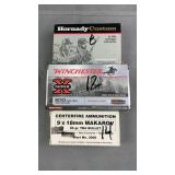 (34) Rnds Assorted 300 Win Mag; 9x18 Mak