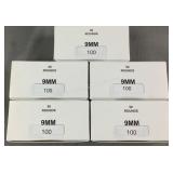 250 Rnds Reloaded 9mm 100g FP
