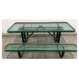 Global 6' Expanded Metal Picnic Table