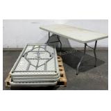 (5) NPS 5' Folding Tables