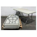 (5) NPS 5' Folding Tables