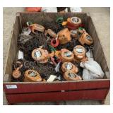 (12) Harrington 2 Ton Chain Hoists