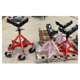 (4) B&B Pipe Rollers w/ Wheels