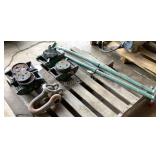 (4) Hilman 7-1/2 Ton Machinery Movers
