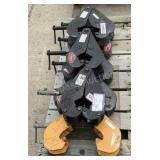 (8) Assorted 3 Ton Beam Clamps